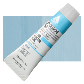Acryla Gouache paint - Holbein - Horizon Blue, 20 ml