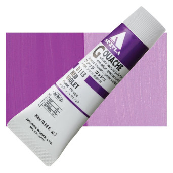 Acryla Gouache paint - Holbein - Red Violet, 20 ml
