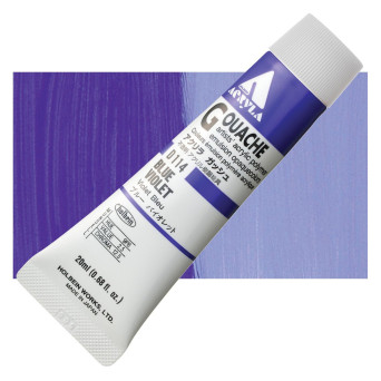 Acryla Gouache paint - Holbein - Red Violet, 20 ml