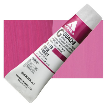 Acryla Gouache paint - Holbein - Rose Violet, 20 ml