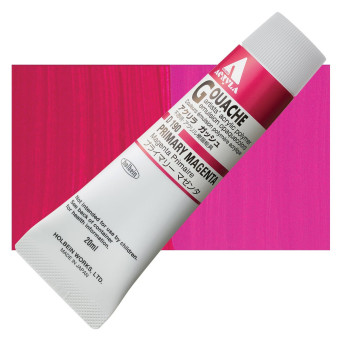 Acryla Gouache paint - Holbein - Primary Magenta, 20 ml