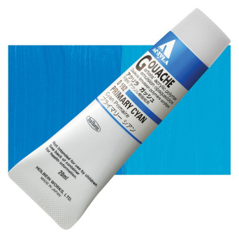 Acryla Gouache paint - Holbein - Primary Cyan, 20 ml