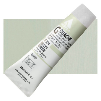 Acryla Gouache paint - Holbein - Misty Green, 20 ml