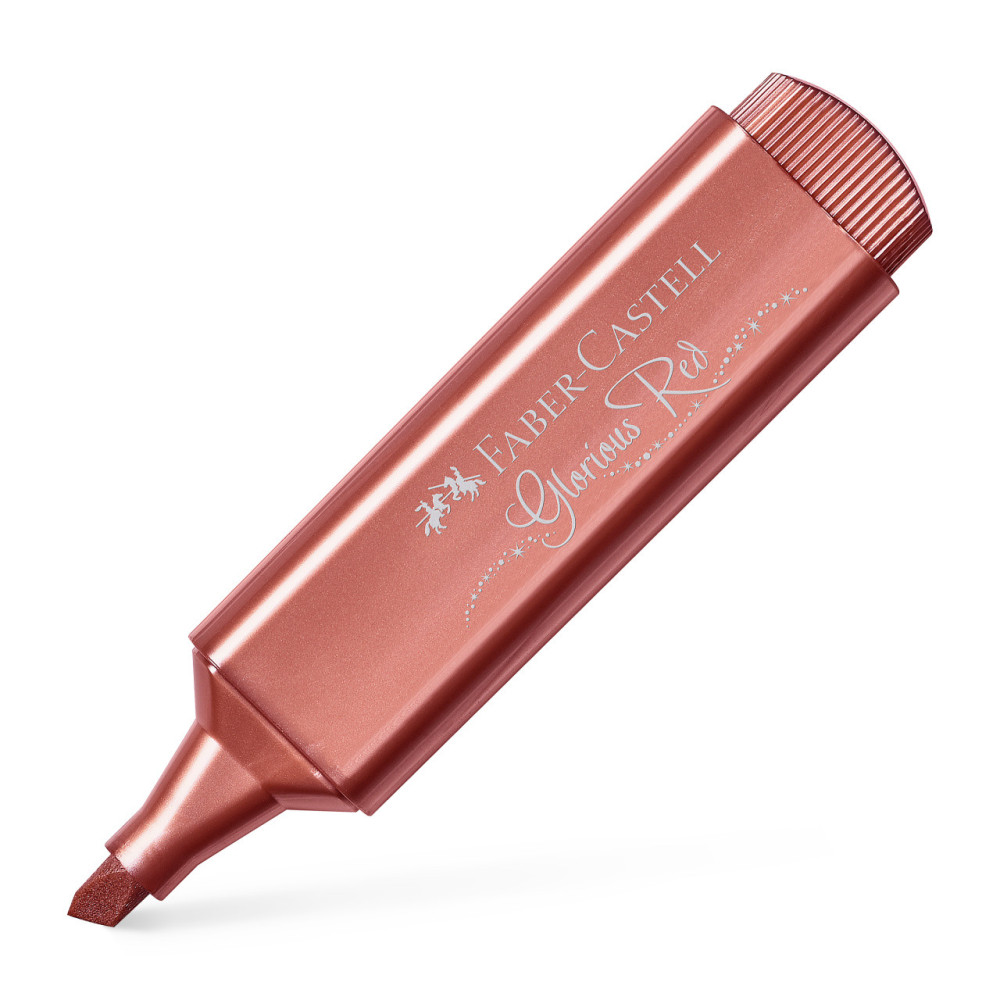 Zakreślacz metaliczny - Faber-Castell - Glorious Red