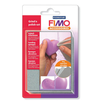 Grind'n polish set for Fimo modelling clay - Staedtler - 3 pcs