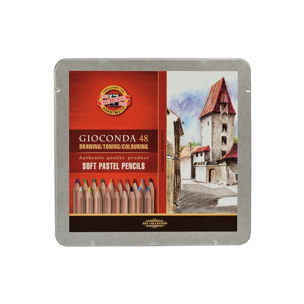 Zestaw pasteli suchych Gioconda - Koh-I-Noor - 48 kolorów