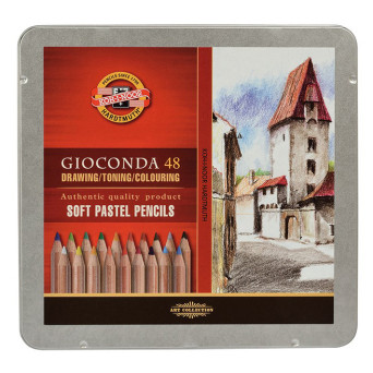 Zestaw pasteli suchych Gioconda - Koh-I-Noor - 48 kolorów