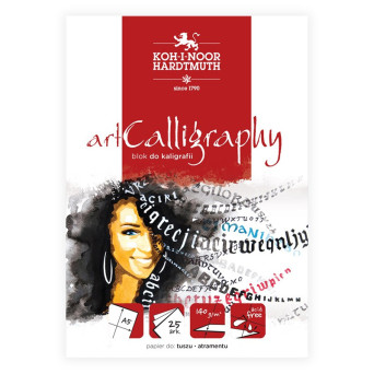Blok do kaligrafii Art Calligraphy - Koh-I-Noor - A5, 140 g, 25 ark.