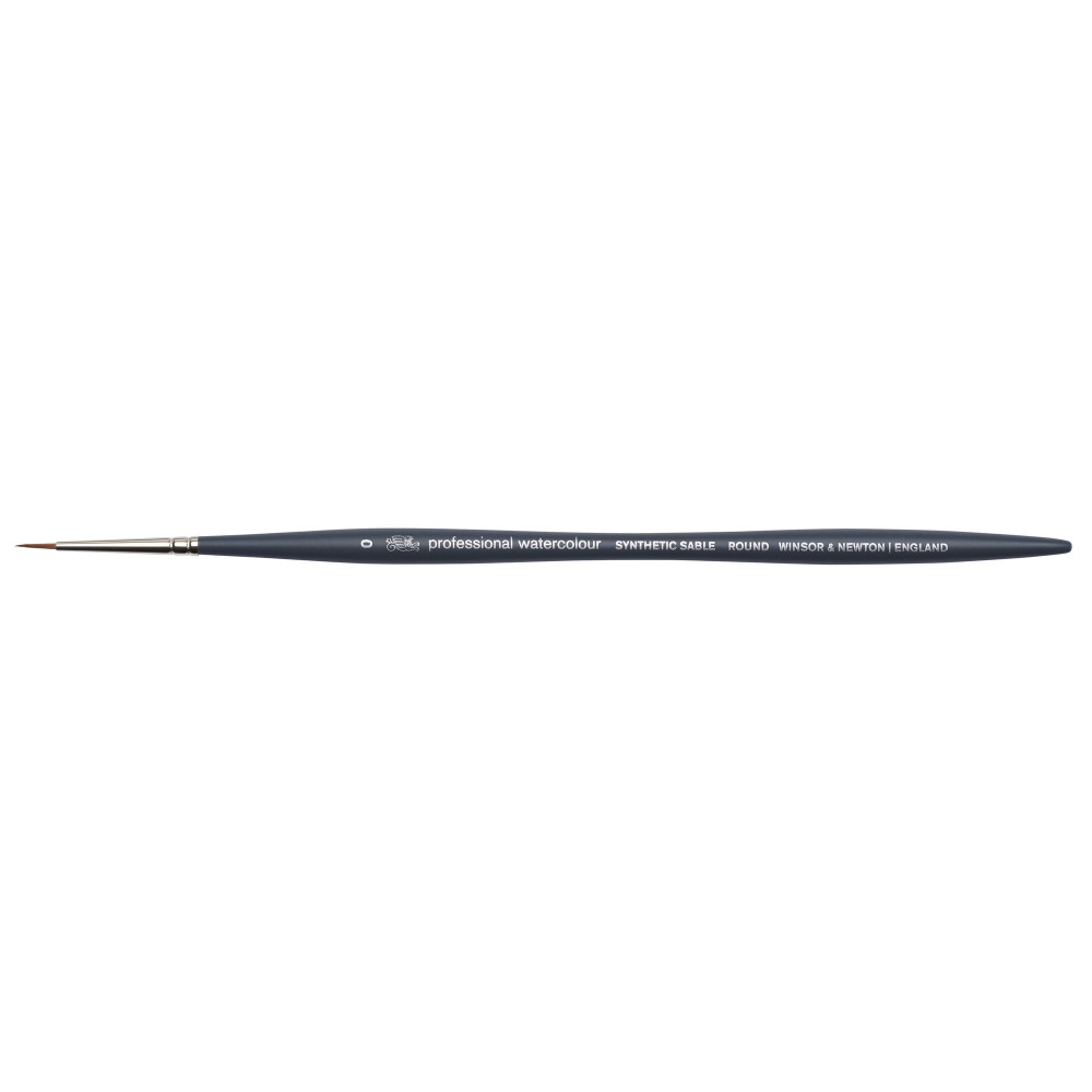 Professional Watercolor Synthetic Sable brush, round - Winsor & Newton - no. 0