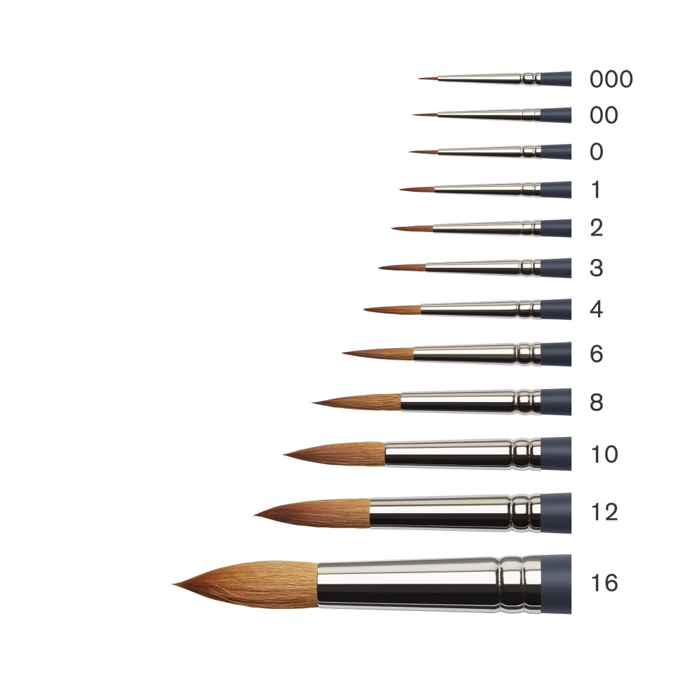 Professional Watercolor Synthetic Sable brush, round - Winsor & Newton - no. 3