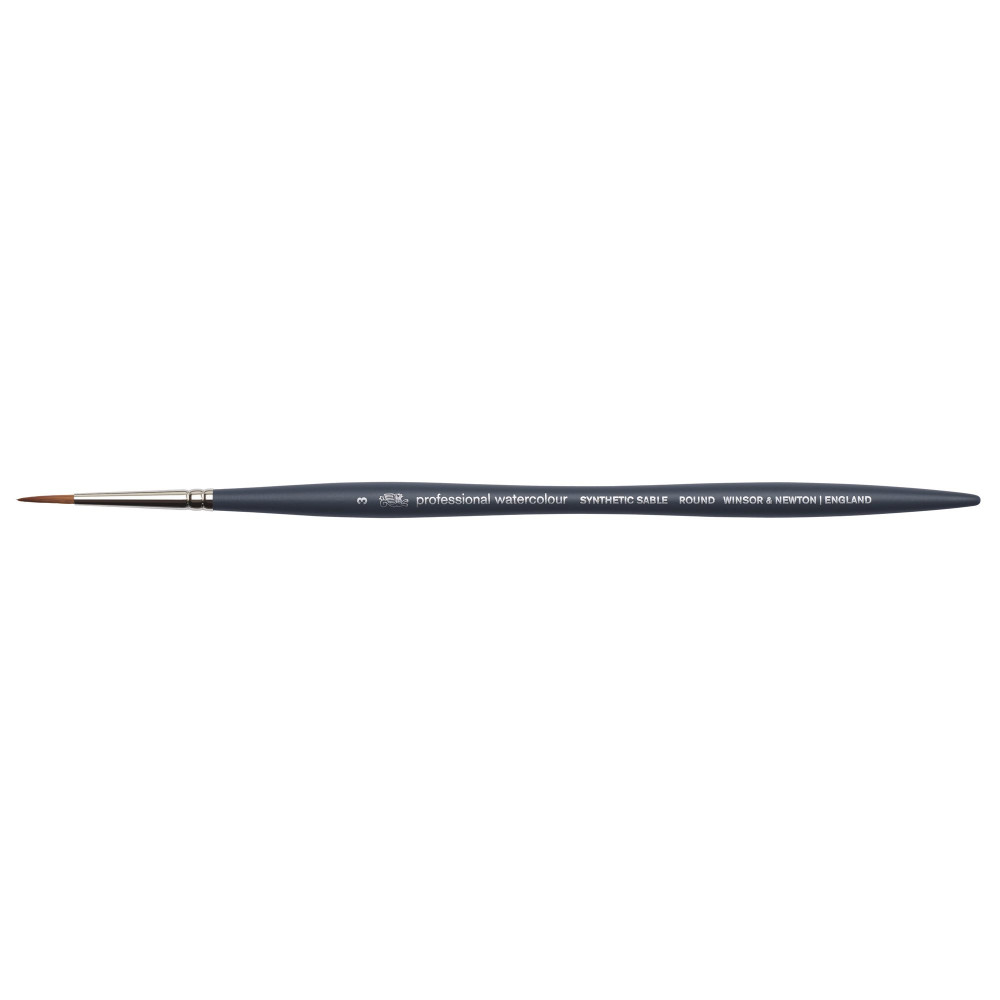 Pędzel okrągły, syntetyczny sobol - Winsor & Newton - nr 3
