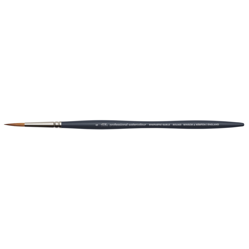Pędzel okrągły, syntetyczny sobol - Winsor & Newton - nr 6
