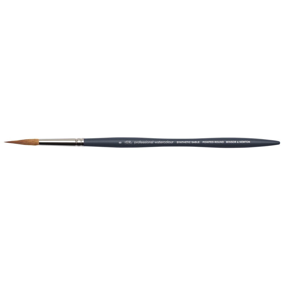 Pędzel okrągły spiczasty, syntetyczny sobol - Winsor & Newton - nr 8