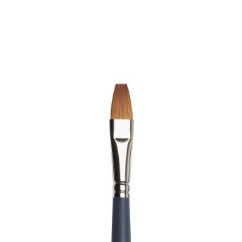 Pędzel płaski, syntetyczny sobol - Winsor & Newton - nr 1/2''