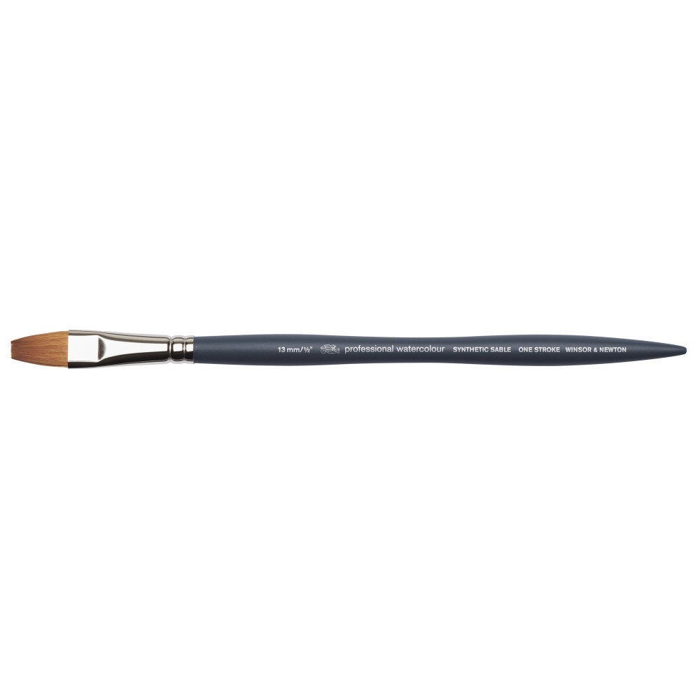 Pędzel płaski, syntetyczny sobol - Winsor & Newton - nr 1/2''