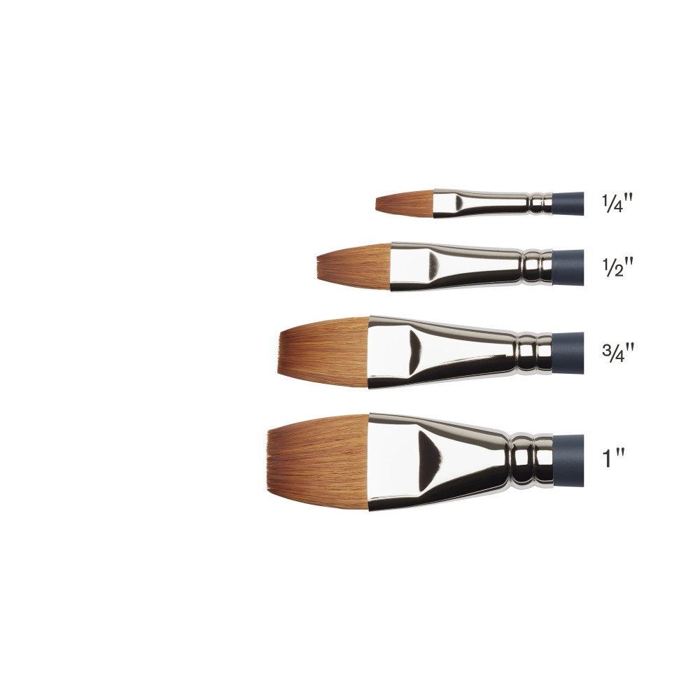 Professional Watercolor Synthetic Sable brush, one stroke - Winsor & Newton - no. 1''