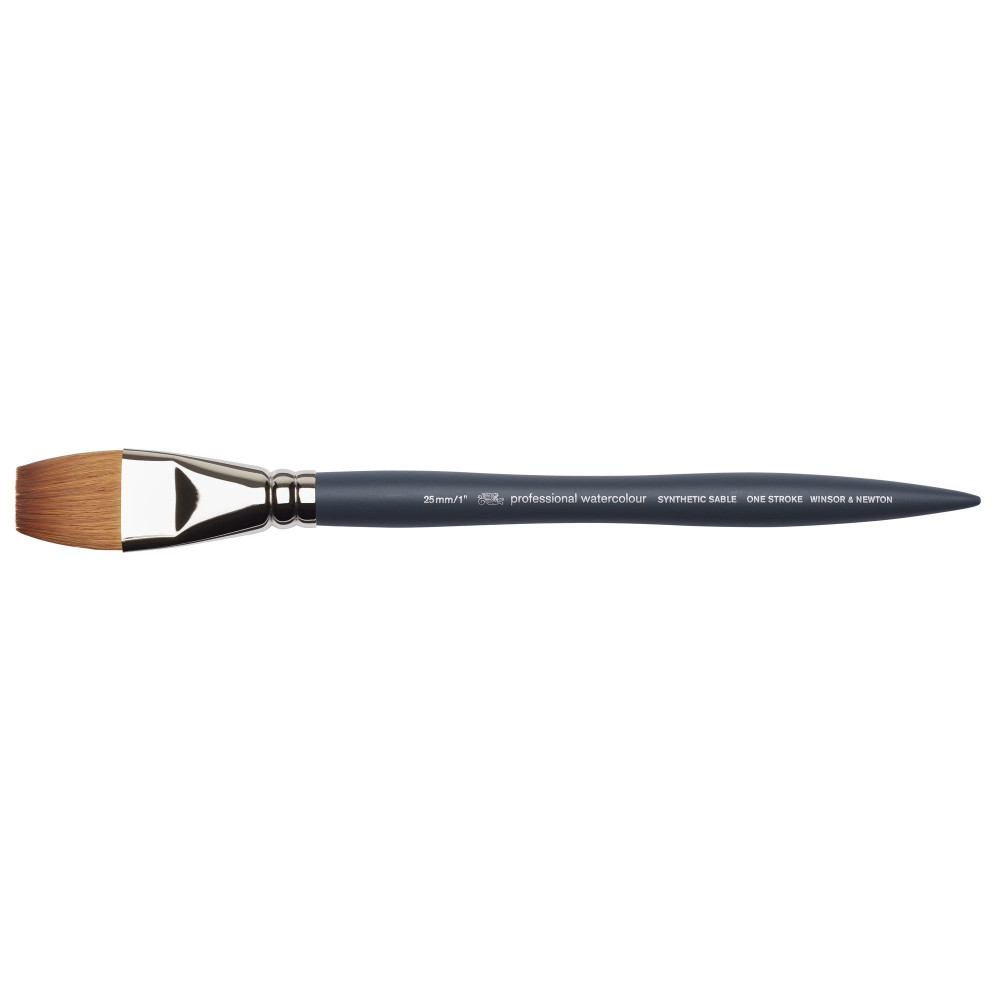 Pędzel płaski, syntetyczny sobol - Winsor & Newton - nr 1''