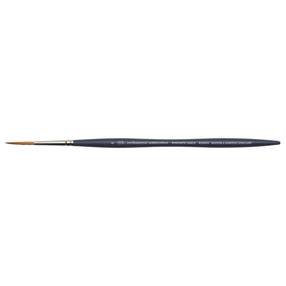 Pędzel cienki, syntetyczny sobol - Winsor & Newton - nr 4