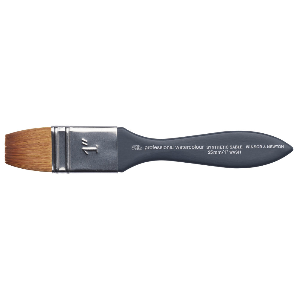 Professional Watercolor Synthetic Sable brush, wash - Winsor & Newton - no. 1''