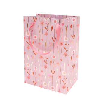 Torba prezentowa - Rico Design - Flower Tendrils, 18 x 26 x 12 cm