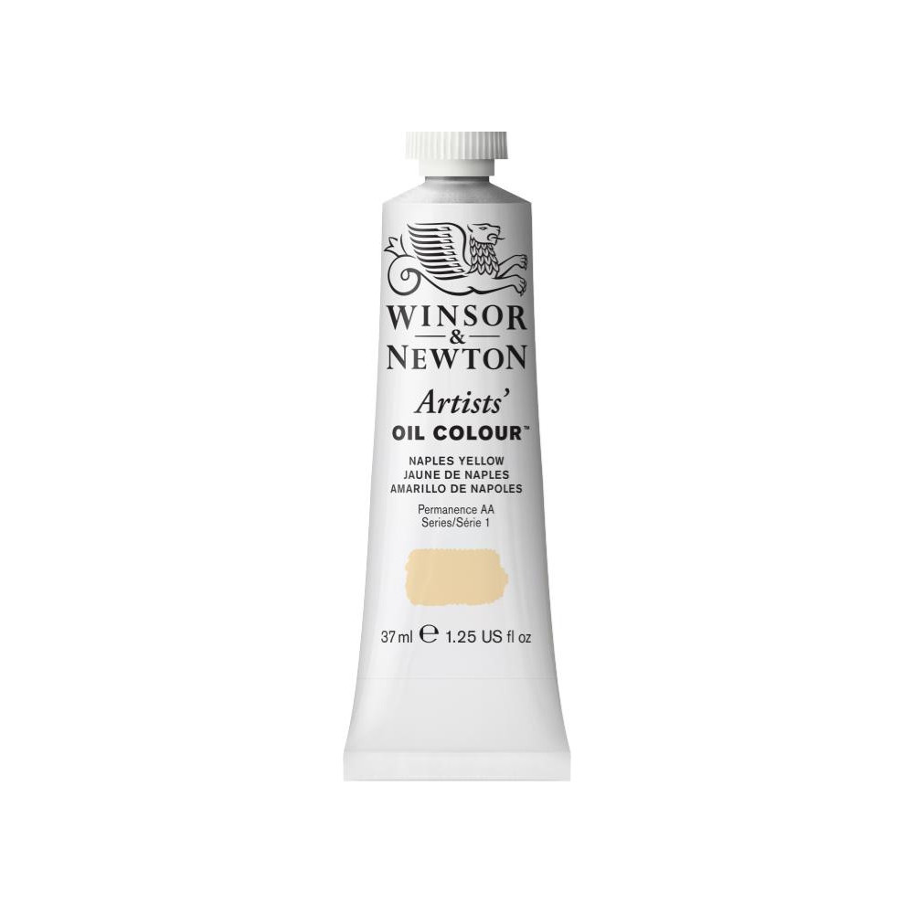 Farba olejna Artists' Oil Colour - Winsor & Newton - Naples Yellow, 37 ml