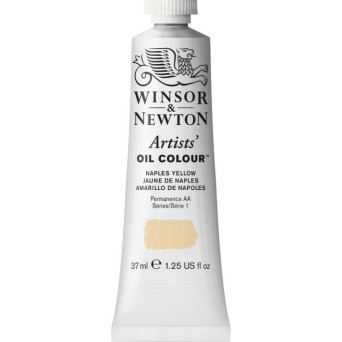 Farba olejna Artists' Oil Colour - Winsor & Newton - Naples Yellow, 37 ml