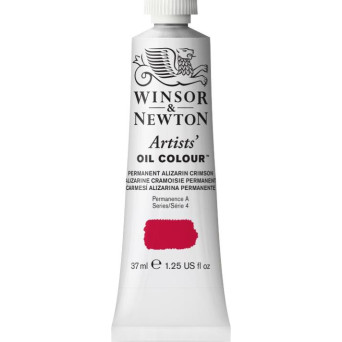 Farba olejna Artists' Oil Colour - Winsor & Newton - Permanent Alizarin Crimson, 37 ml