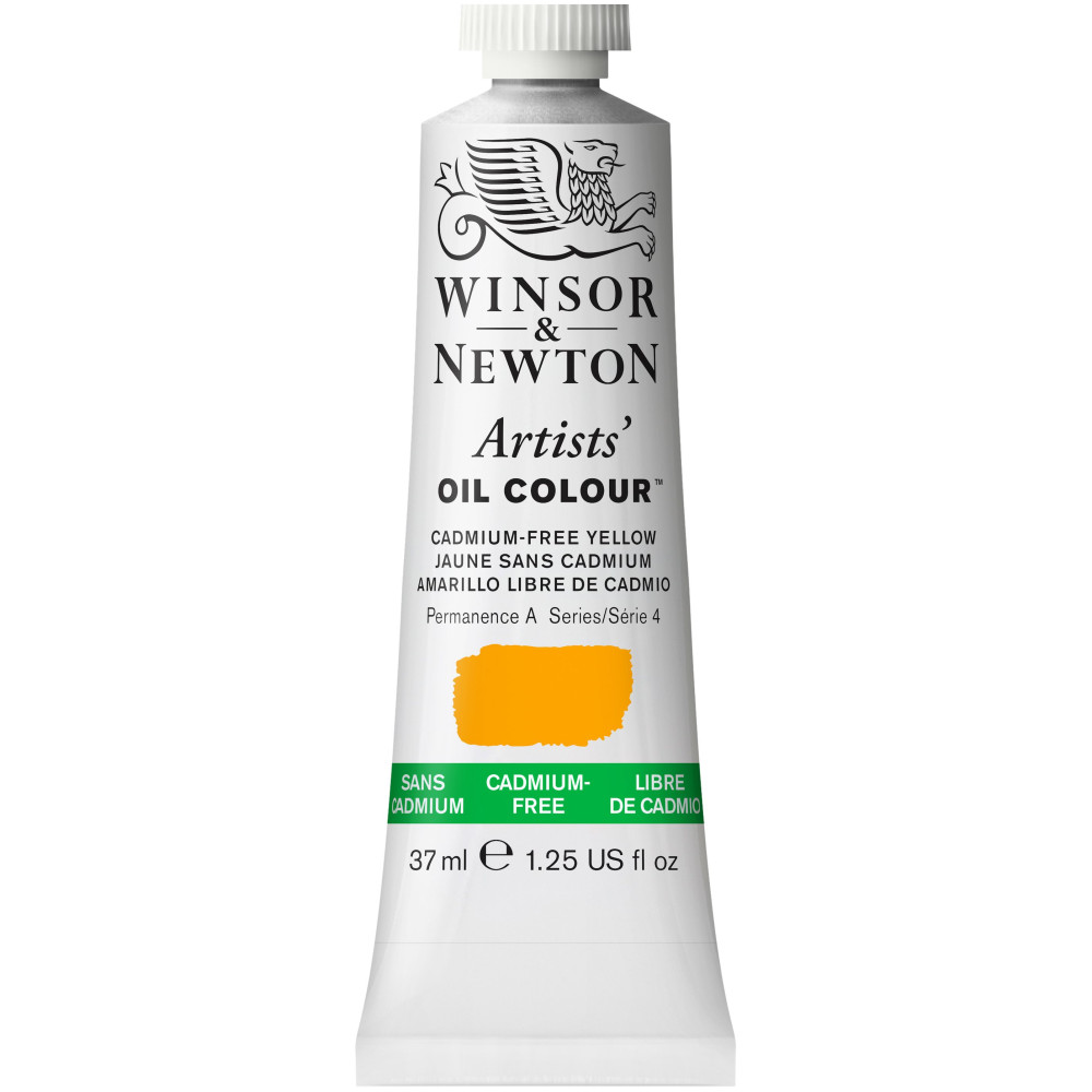 Oil paint Artists' Oil Colour - Winsor & Newton - Cadmium Free Yellow, 37 ml
