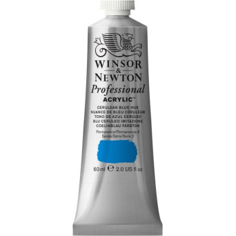 Farba akrylowa Professional Acrylic - Winsor & Newton - Cerulean Blue, 60 ml