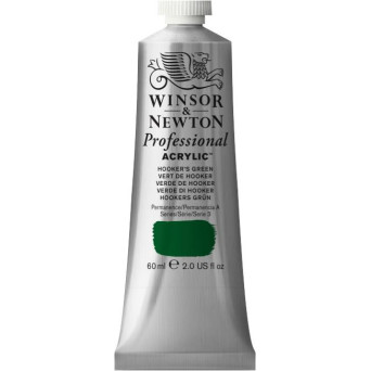Farba akrylowa Professional Acrylic - Winsor & Newton - Hooker's Green, 60 ml