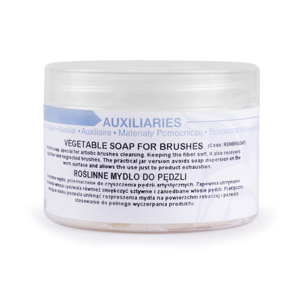 Vegetable soap for cleaning brushes - Renesans - 115 g