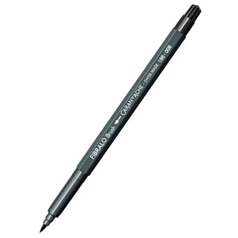 Fibralo water-soluble brush pen - Caran d'Ache - 009, Black