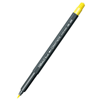 Fibralo water-soluble brush pen - Caran d'Ache - 240, Lemon Yellow