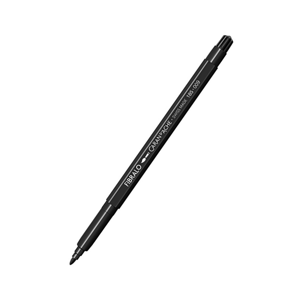 Fibralo Medium water-soluble pen - Caran d'Ache - 009, Black
