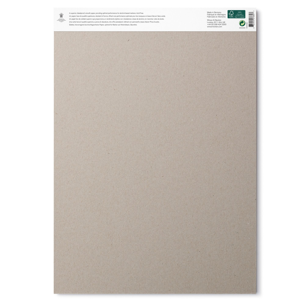 Blok do markerów Bleedproof - Winsor & Newton - A3, 75 g, 50 ark.