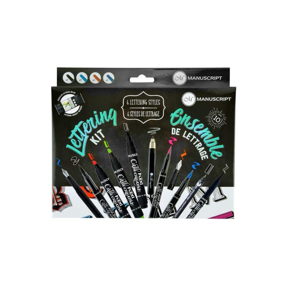Lettering & calligraphy kit - Manuscript