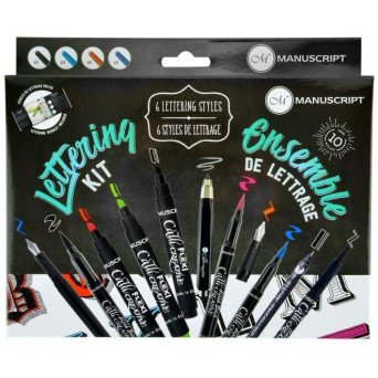 Lettering & calligraphy kit - Manuscript