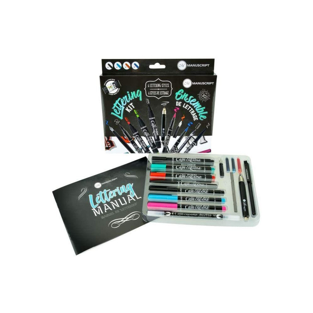 Lettering & calligraphy kit - Manuscript