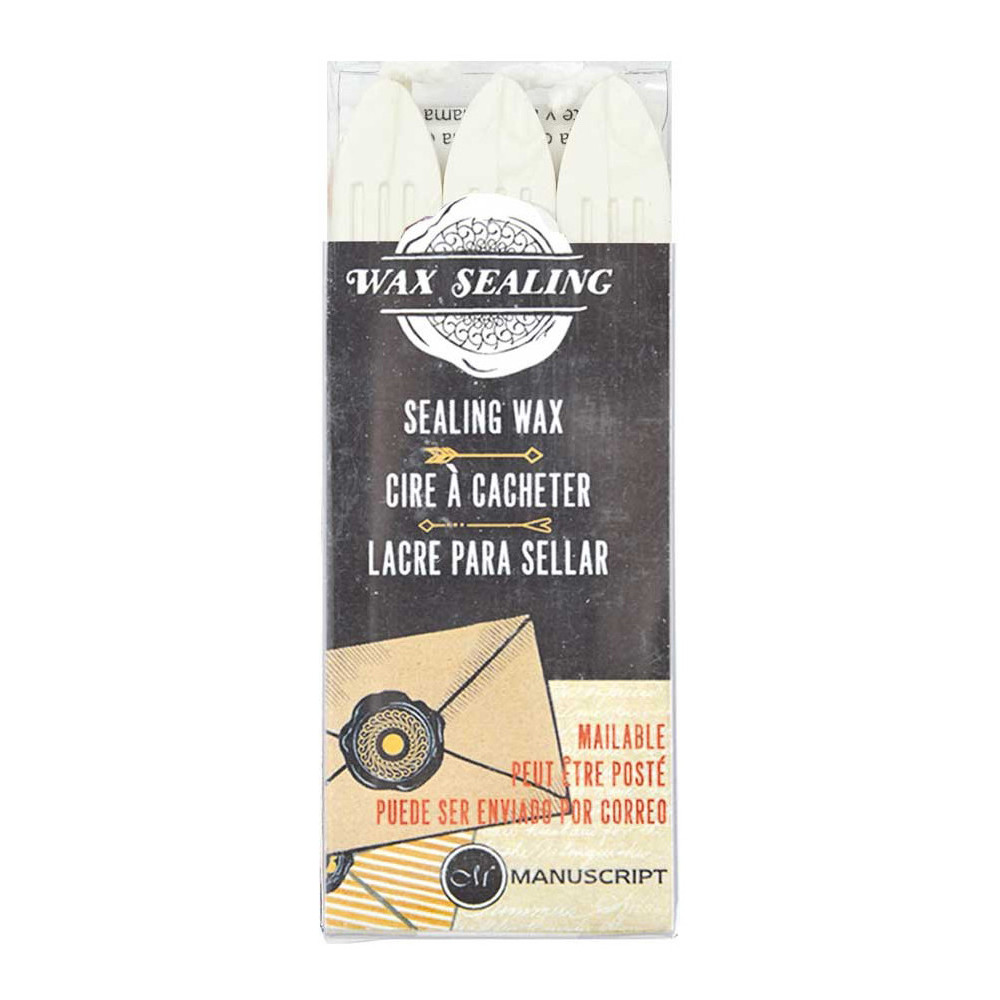 Set of sealing wax - Manuscript - pearl, 3 pcs