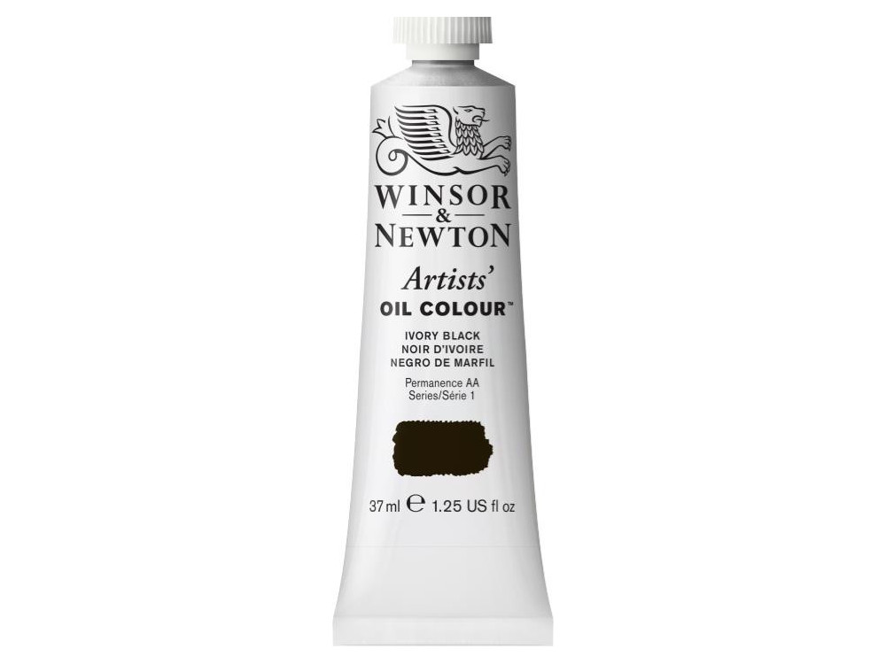 Oil paint Artists' Oil Colour - Winsor & Newton - Ivory Black, 37 ml