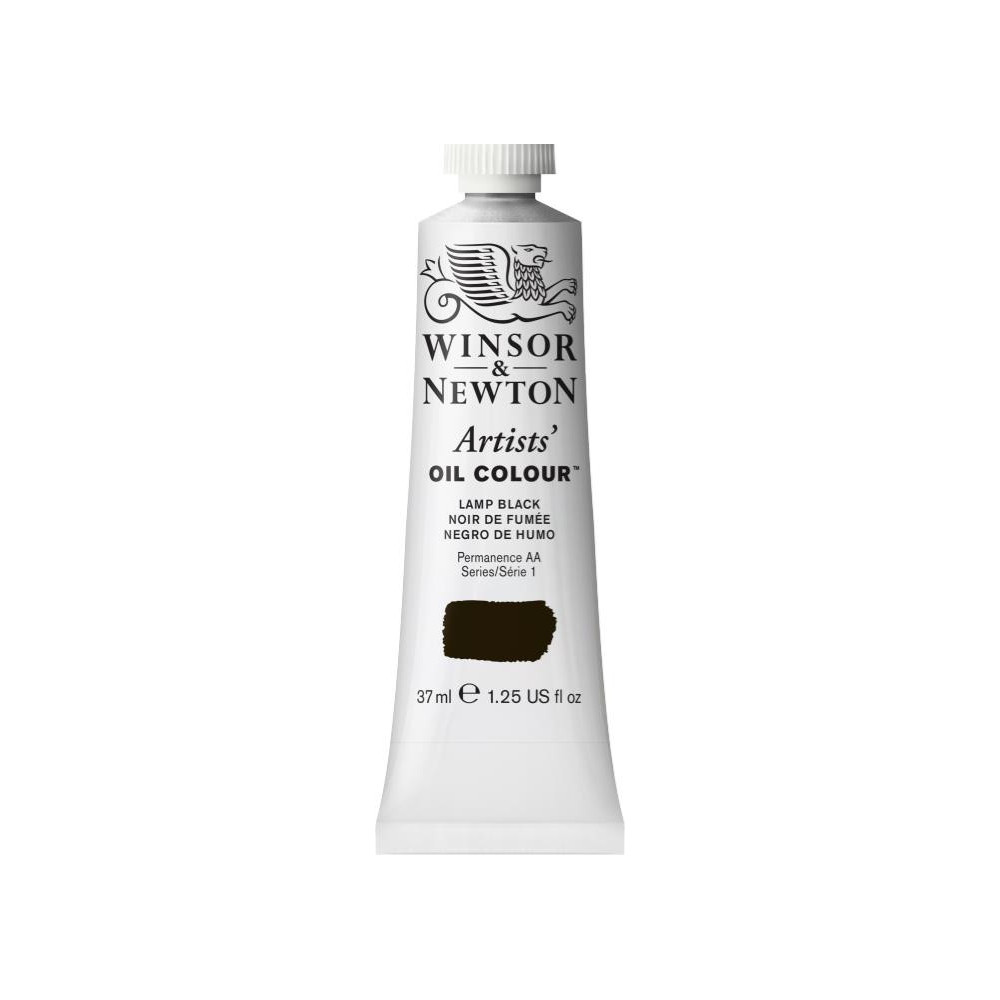 Oil paint Artists' Oil Colour - Winsor & Newton - Lamp Black, 37 ml