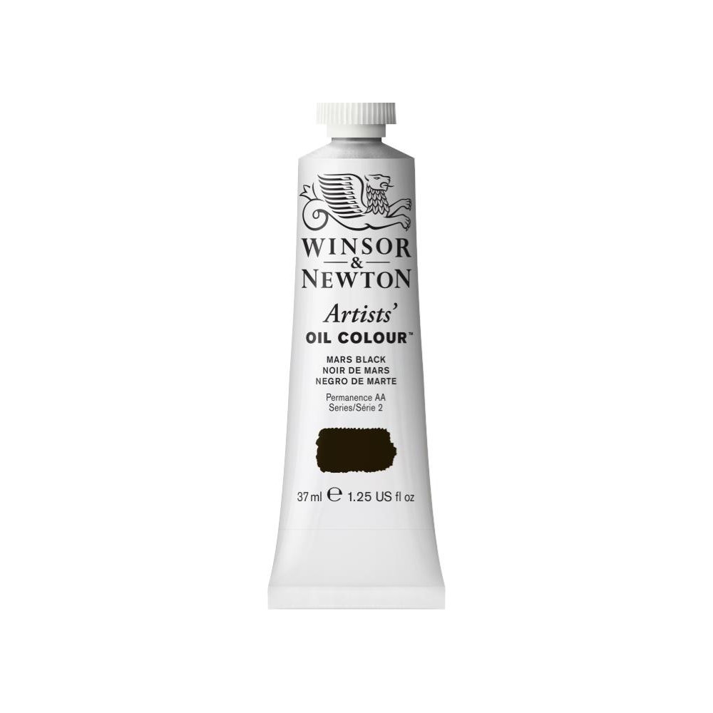Farba olejna Artists' Oil Colour - Winsor & Newton - Mars Black, 37 ml