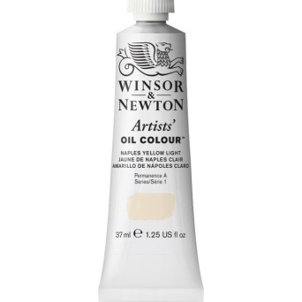 Farba olejna Artists' Oil Colour - Winsor & Newton - Naples Yellow Light, 37 ml