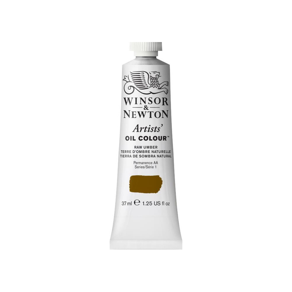 Farba olejna Artists' Oil Colour - Winsor & Newton - Raw Umber, 37 ml