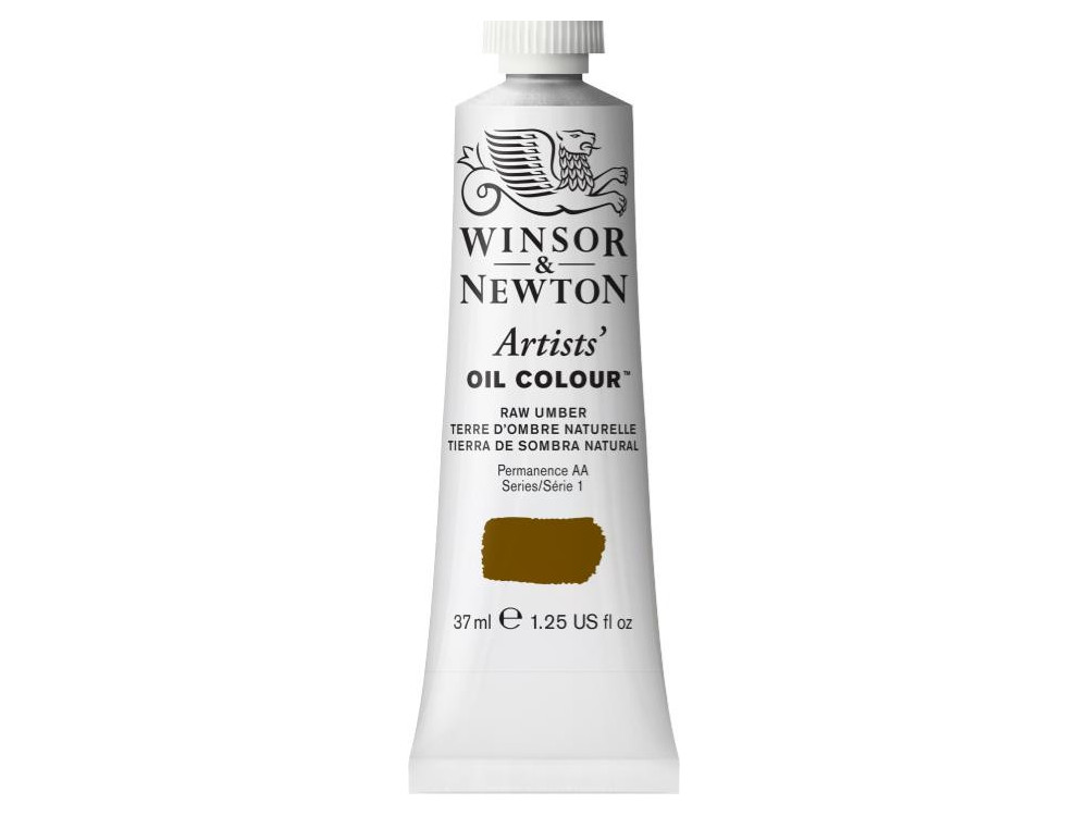 Farba olejna Artists' Oil Colour - Winsor & Newton - Raw Umber, 37 ml
