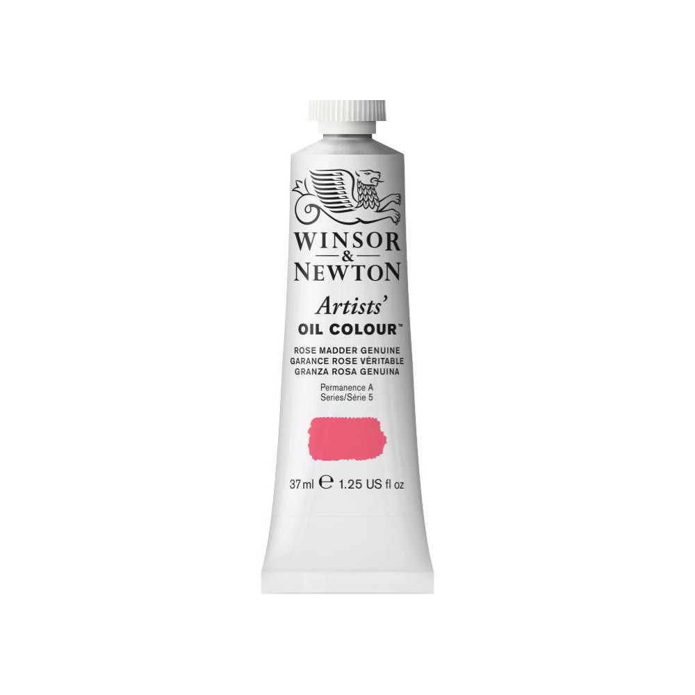 Farba olejna Artists' Oil Colour - Winsor & Newton - Rose Madder Genuine, 37 ml