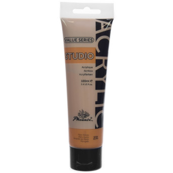 Acrylic paint Studio Acrylic - Phoenix - Mars Yellow 231, 100 ml