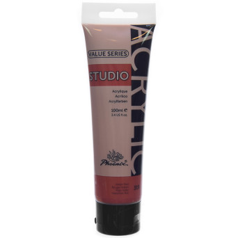 Acrylic paint Studio Acrylic - Phoenix - Indian Red 319, 100 ml