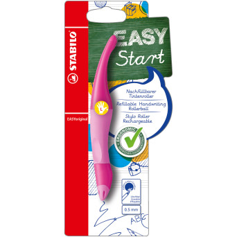 Pióro kulkowe dla leworęcznych Easy Original Start - Stabilo - różowe