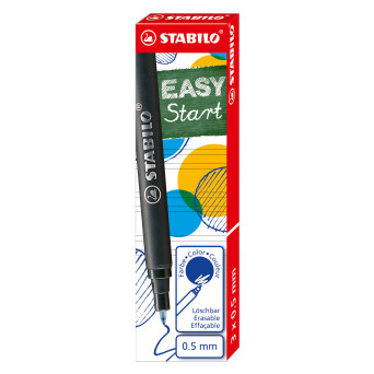 Wkład do pióra Easy Original M - Stabilo - niebieski, 0,5 mm, 3 szt.